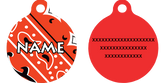 Bandana Red HD Dog ID Tag